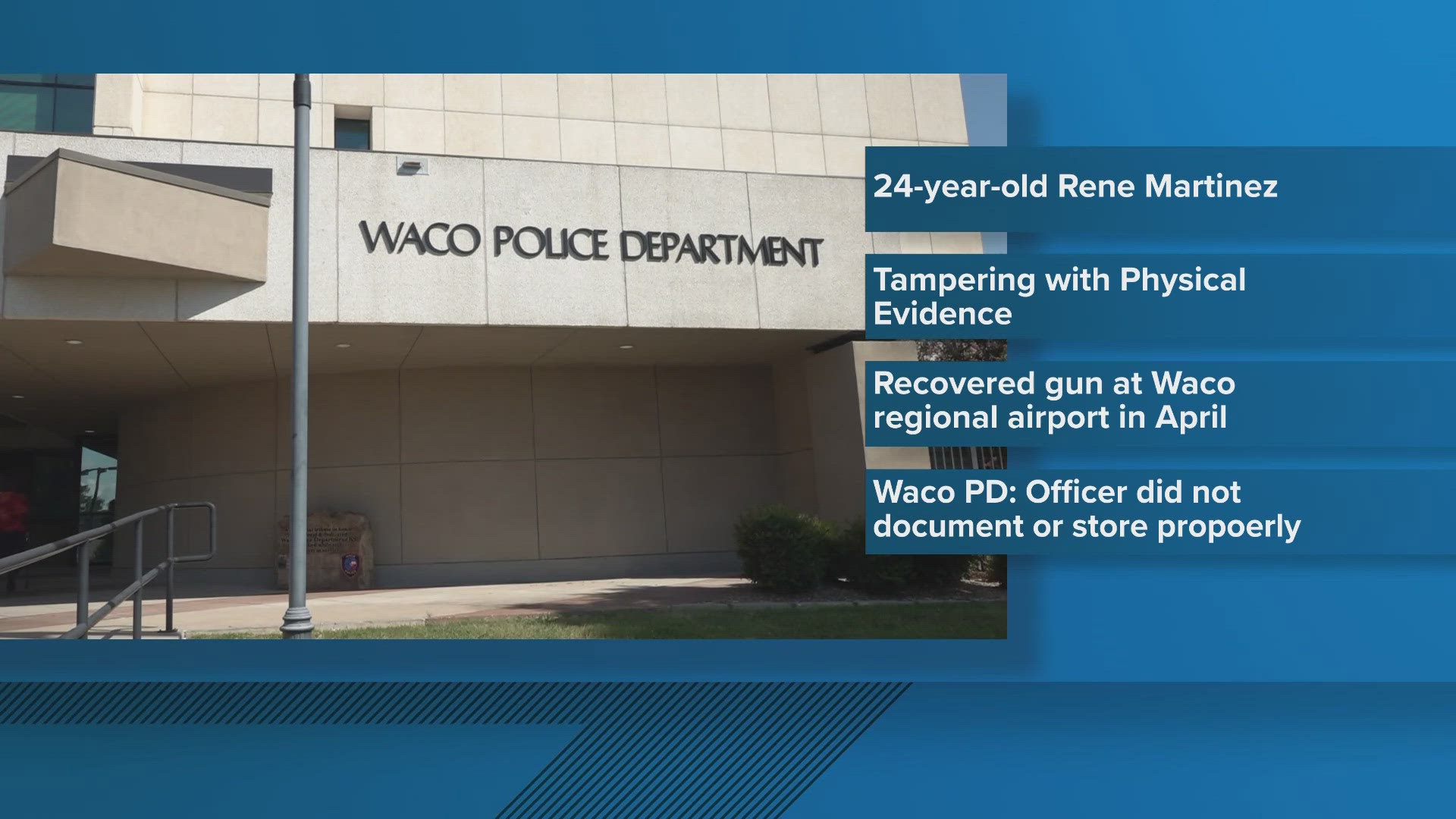 Former Waco police officer indicted for not logging, storing gun found ...