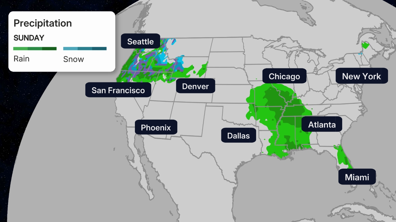 NCAA Week 9 Weather Forecast: Rain Likely In Northwest, Storms Possible In South