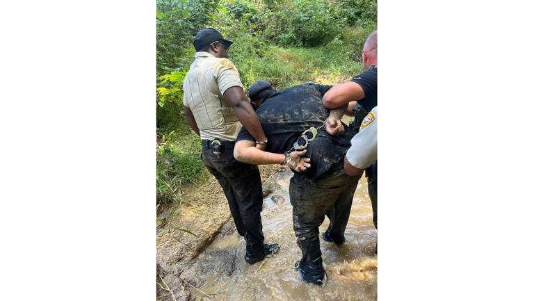 Man on the run since 2023 captured in creek bed in Adams County