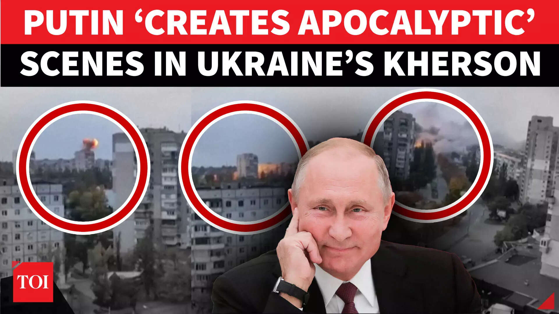 Putin’s Fiery Revenge: Watch Russian Drones Trigger Multiple Blasts In ...