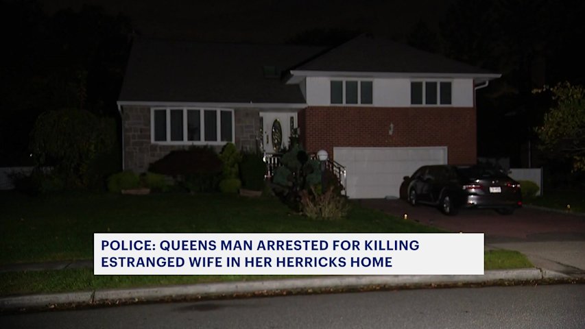 Queens man arrested in killing of estranged wife inside her Herricks home