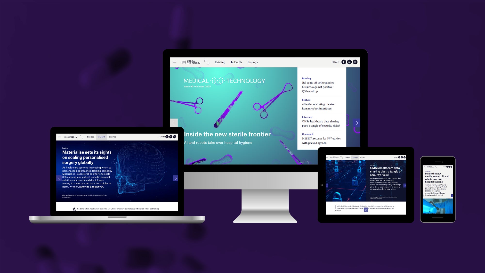 Inside the sterile frontier – new issue of Medical Technology out now