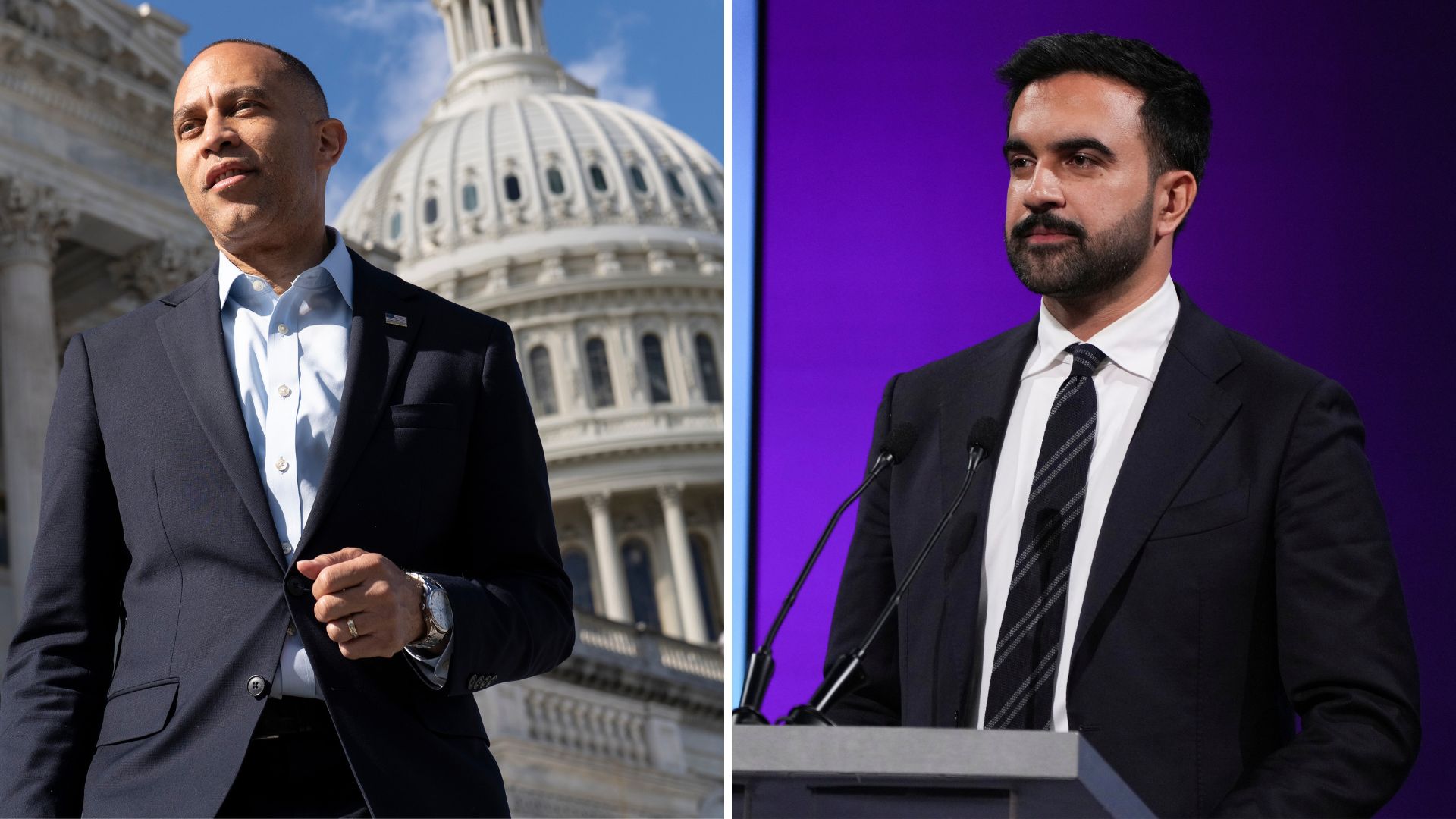 Hakeem Jeffries endorses Zohran Mamdani for New York City mayor ahead ...