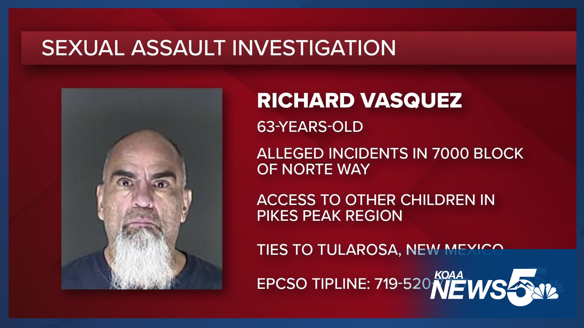 El Paso County Sheriff's Office says man arrested for alleged sexual ...