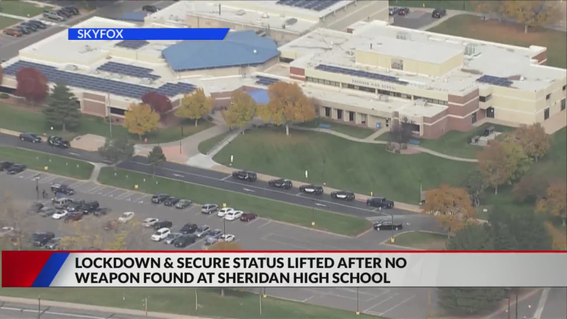 Sheridan HS lifts lockdown after police investigate report of student ...