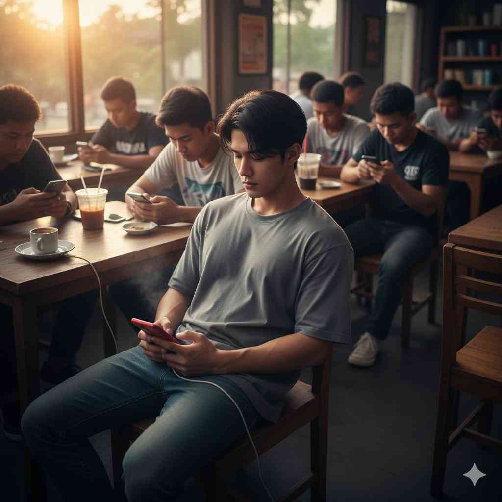 Perang Mesin Slot di Warung Kopi Pagi Hari