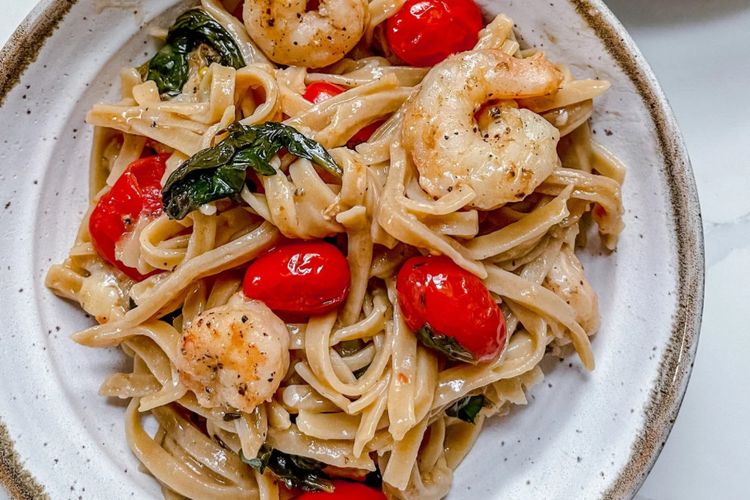 Fettuccine Udang Tomat Italia, Sederhana Tapi Lezat