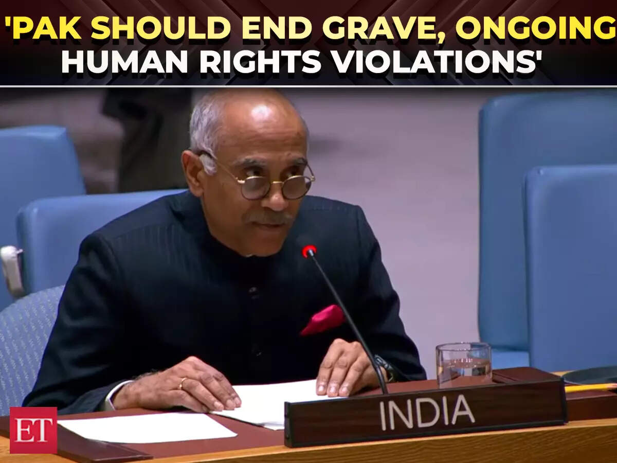 'Pakistan should end grave, ongoing human rights violations': India ...