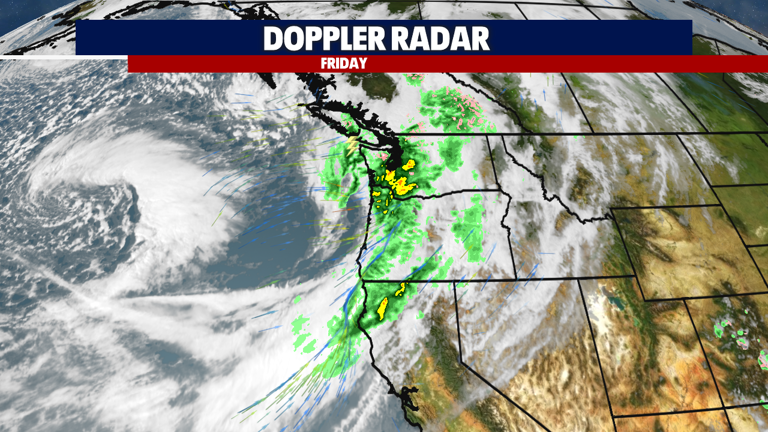 Seattle weather: Another round of gusty winds and rain Saturday