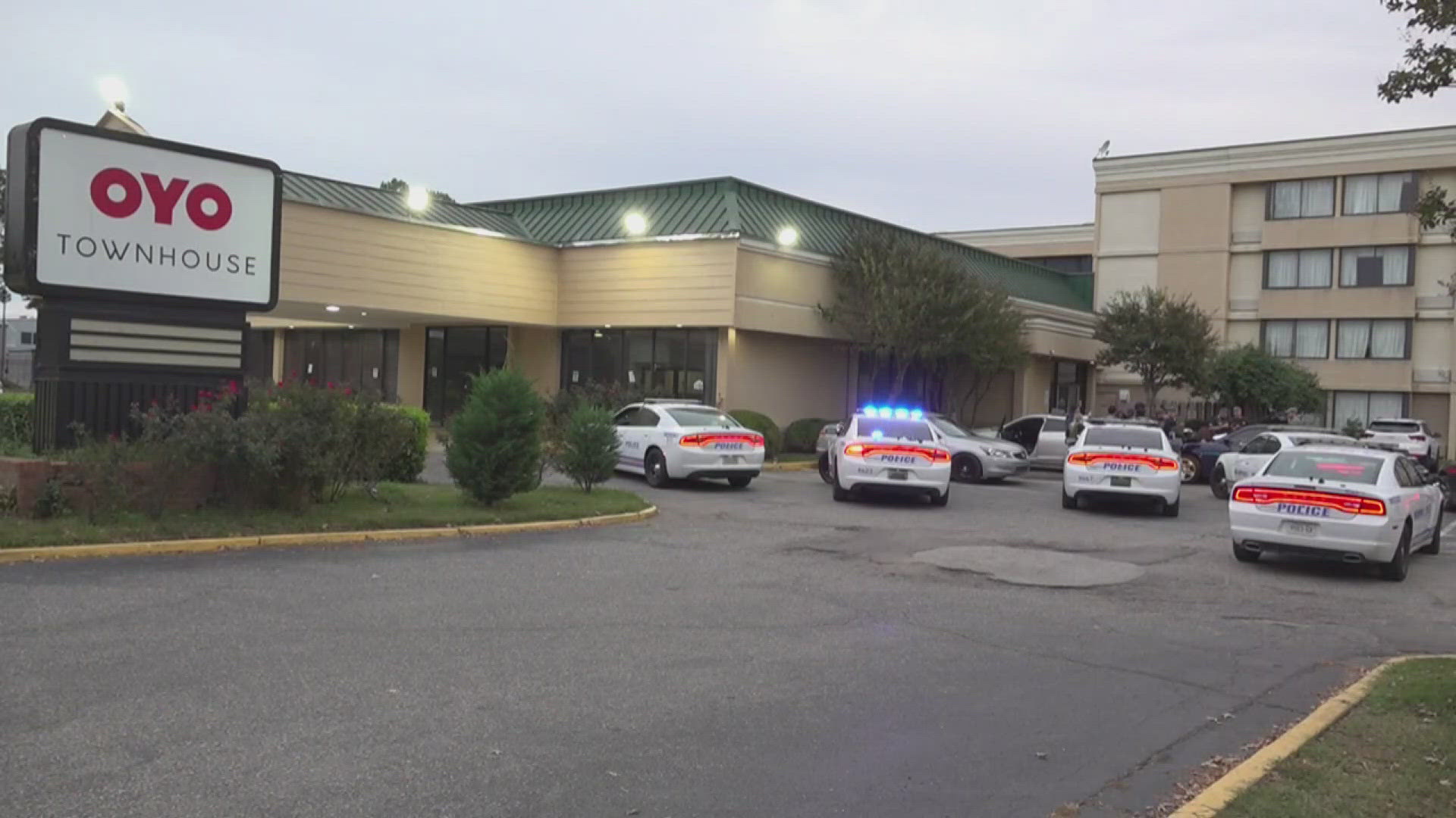 Large Task Force presence spotted around OYO Hotel near I-40