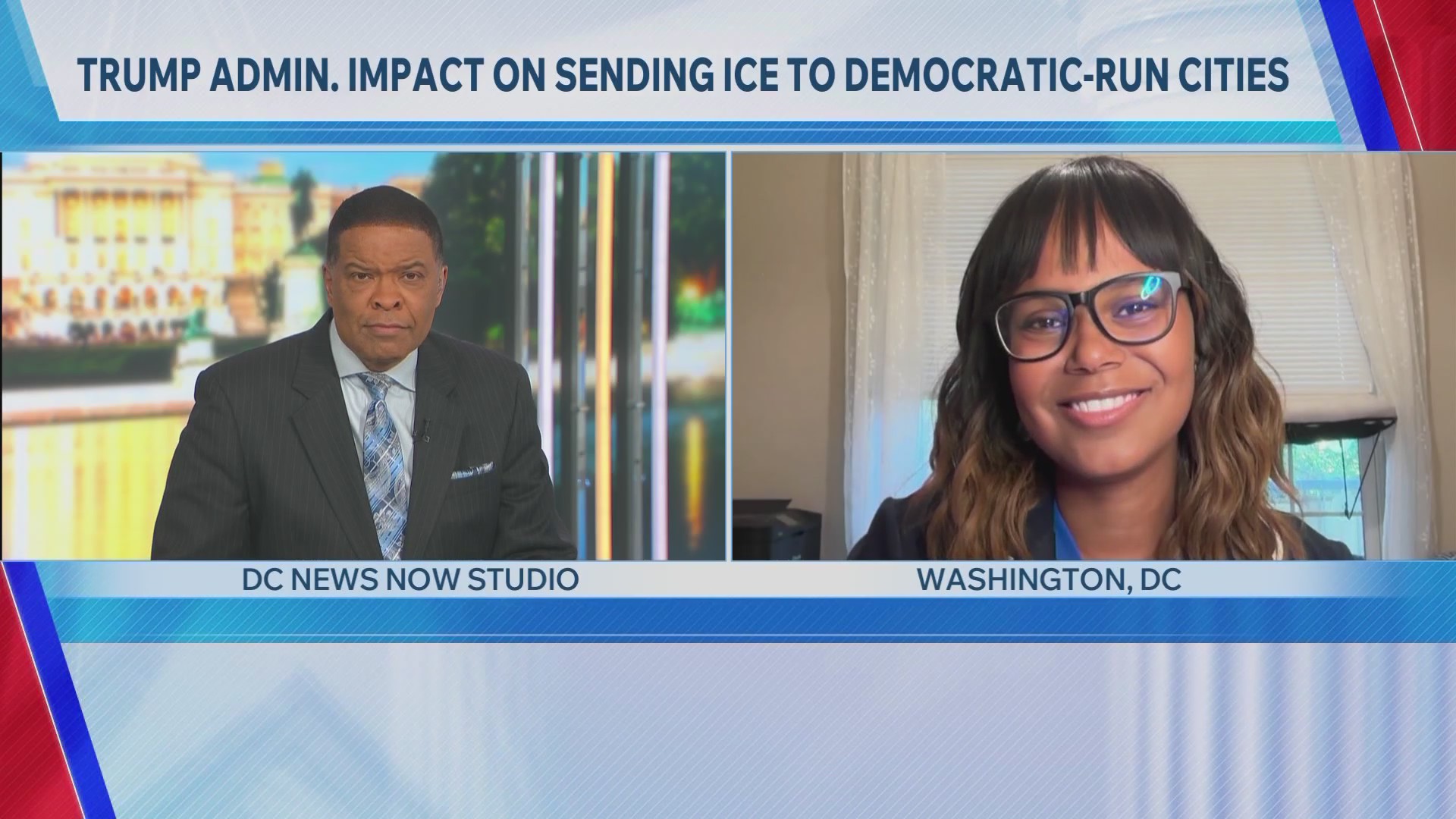 Trump Admin. impact on sending Ice to democratic-run cities