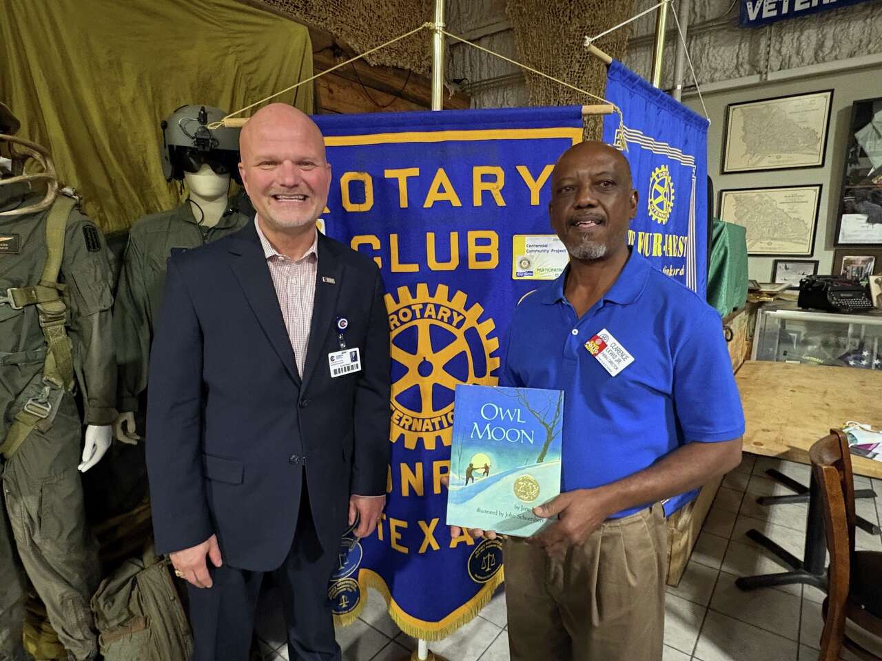 Rotary New Conroe ISD superintendent visits Conroe club, EMC supports