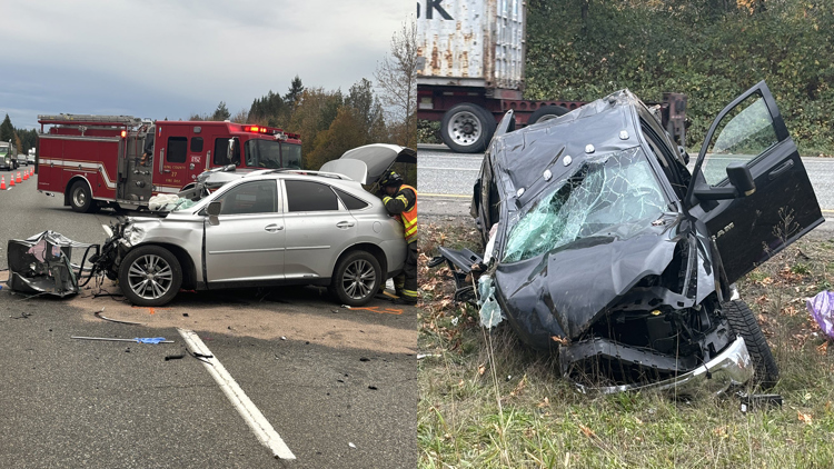 Multiple lanes blocked on I-90 near North Bend due to serious injury crash