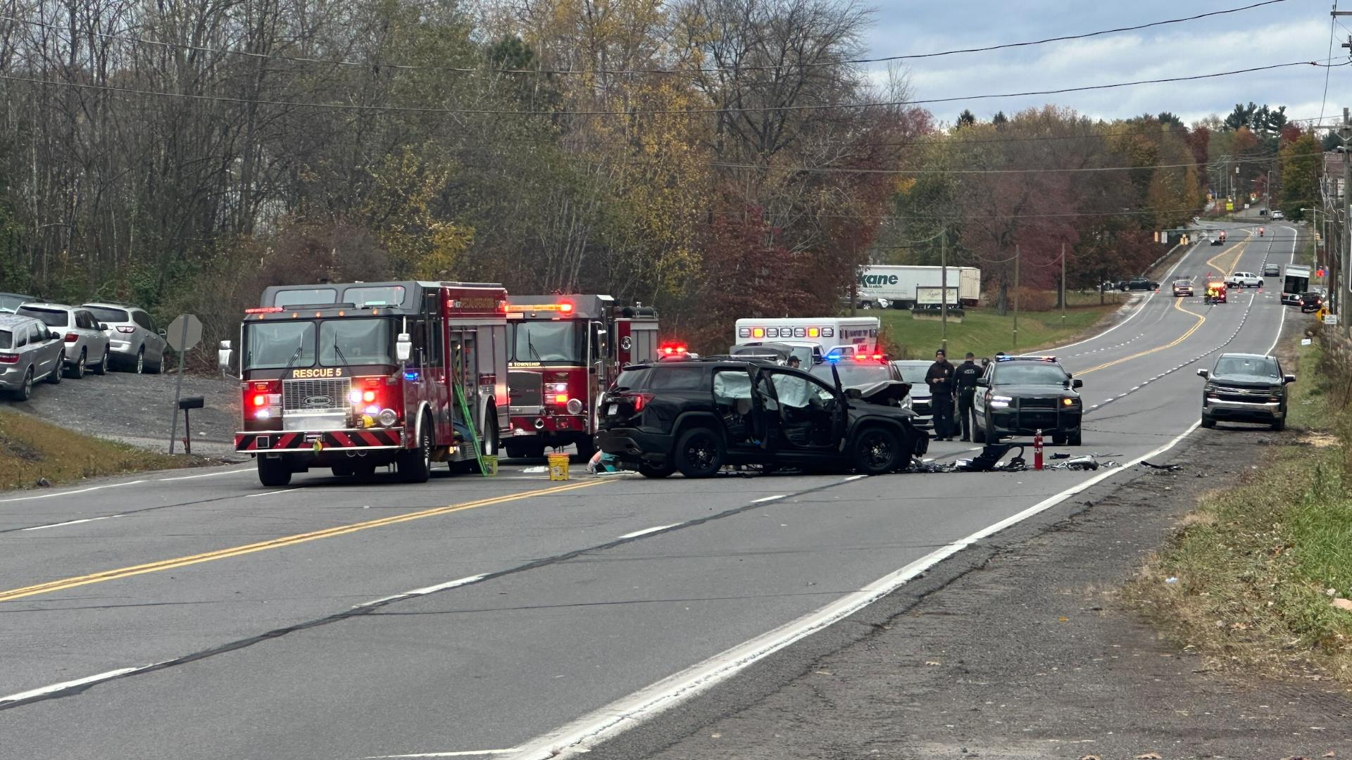 Woman killed in crash on Sans Souci Parkway in Luzerne County