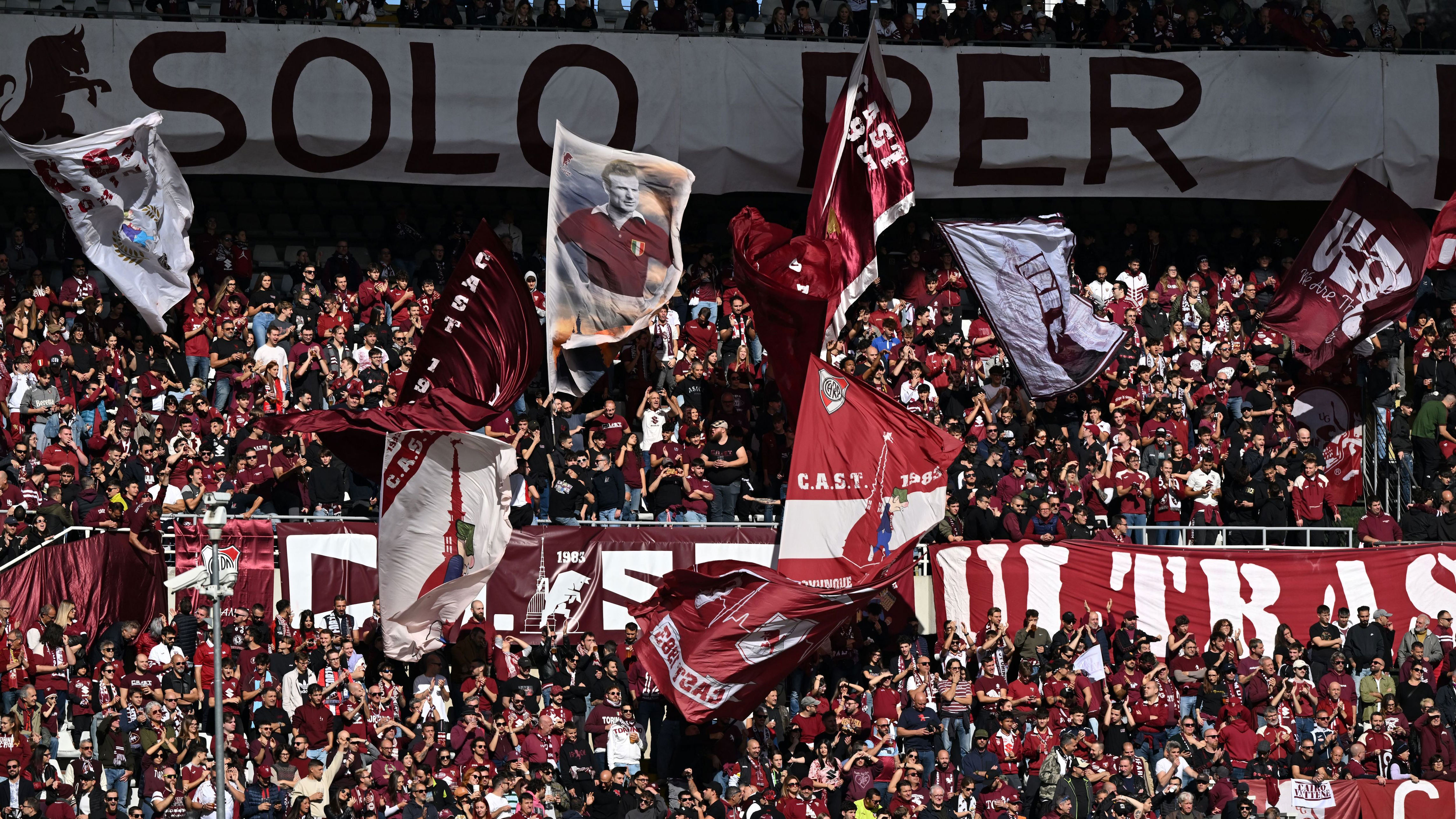 Scudetto Torino Calcio – Fanion étoffe Années 60 – Vintage Italie