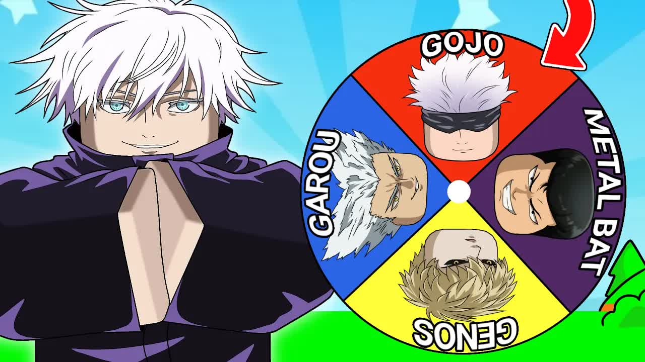 This RANDOM WHEEL Chooses My CHARACTER In The Strongest
