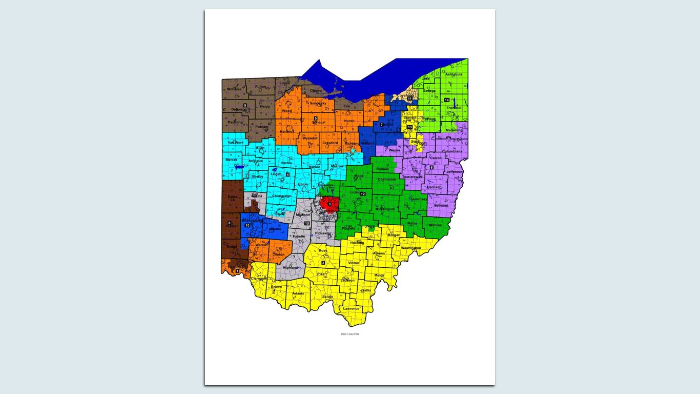Ohio Passes New Map Ahead Of 2026 Election