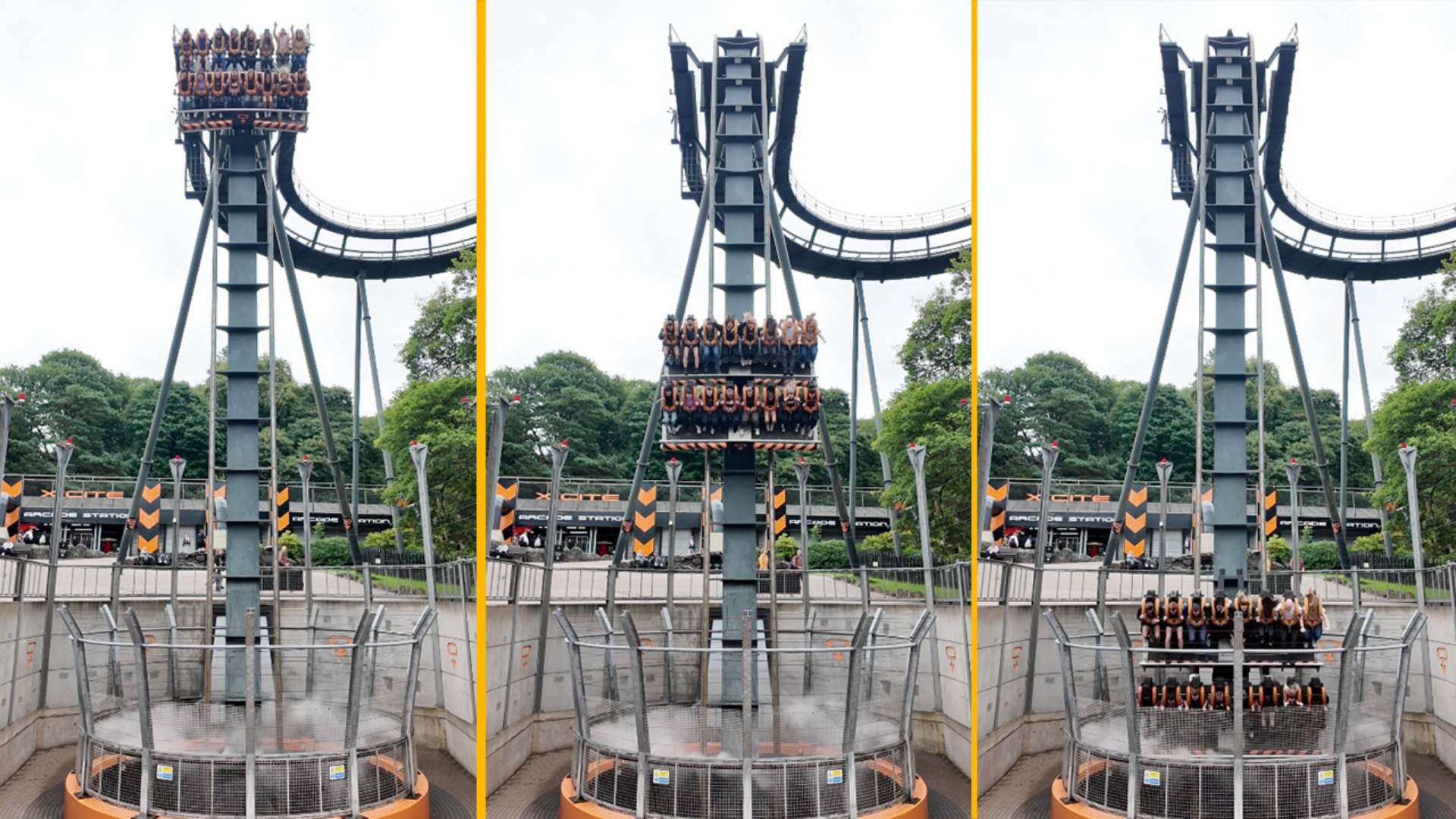 Most rollercoasters ridden in seven days - 55 by Dean Stokes