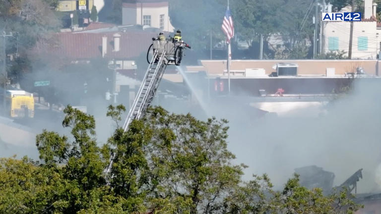 Crews continue to battle Birmingham fire