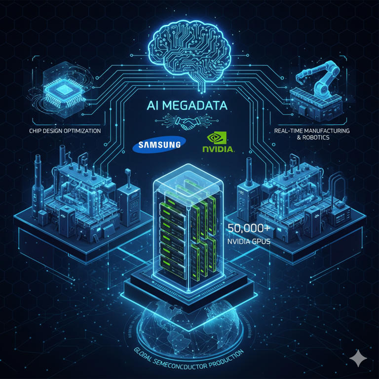 Samsung and Nvidia are building an AI megafactory powered by 50,000 ...