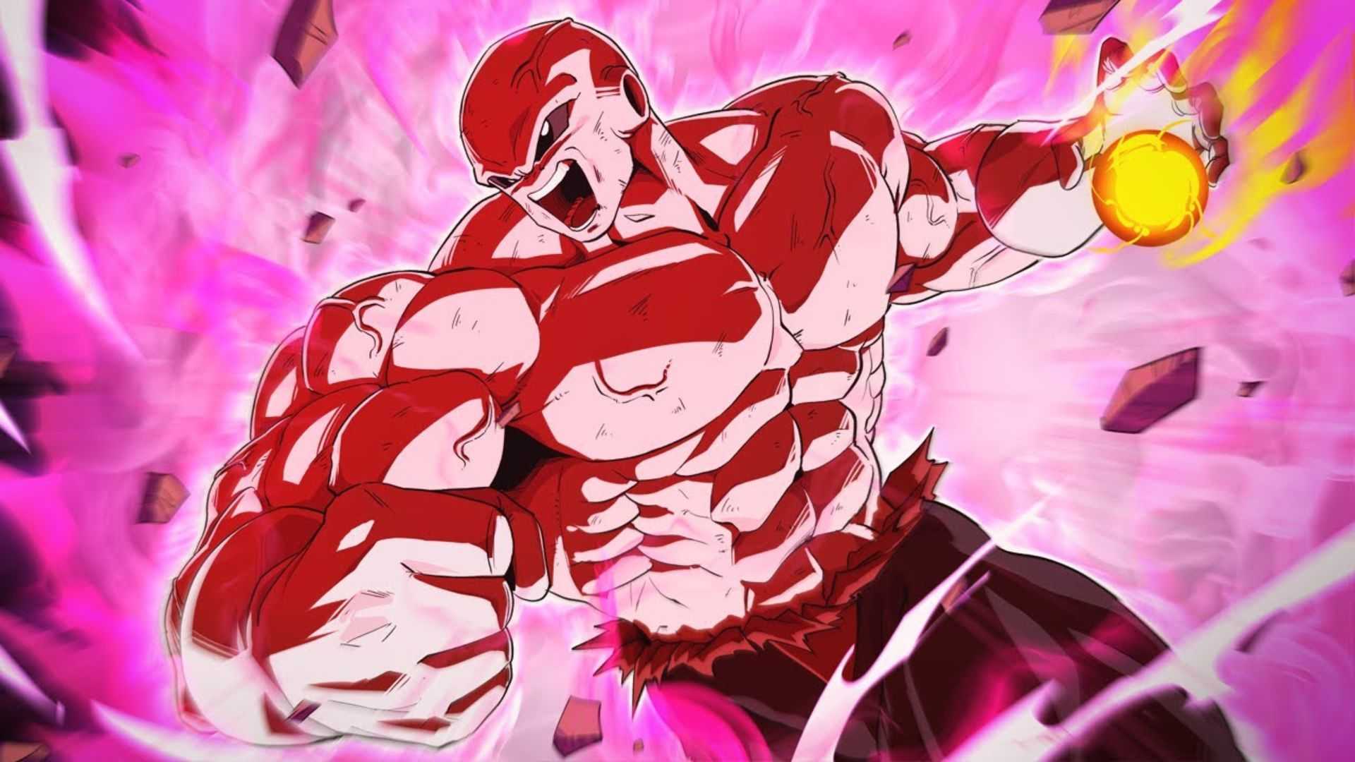 Jiren preparing an energy blast