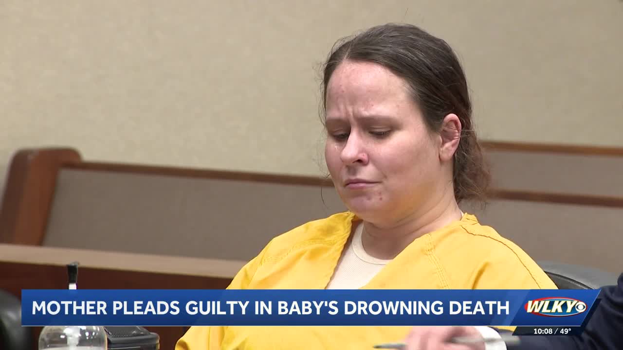 Louisville mother pleads guilty in drowning death of her 3-month-old