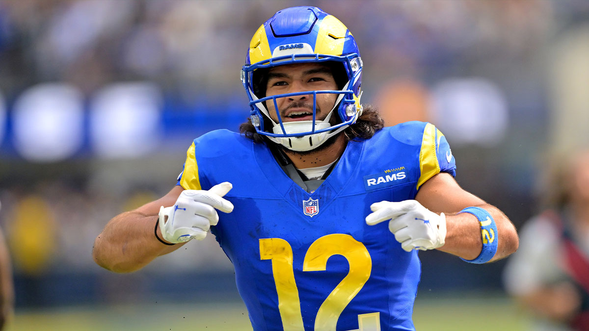 Rams WR Puka Nacua ties NFL record with latest nuclear receiving game