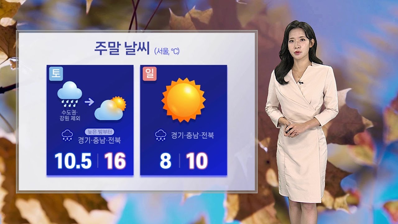 [날씨] 주말 비 그치고 다시 추워져…전국 강한 바람 / 연합뉴스TV (YonhapnewsTV)