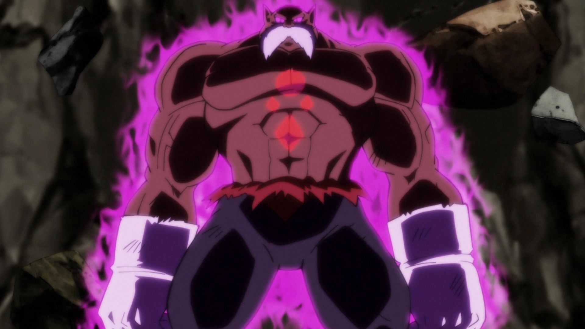Toppo with Godly ki in Dragon Ball Super anime