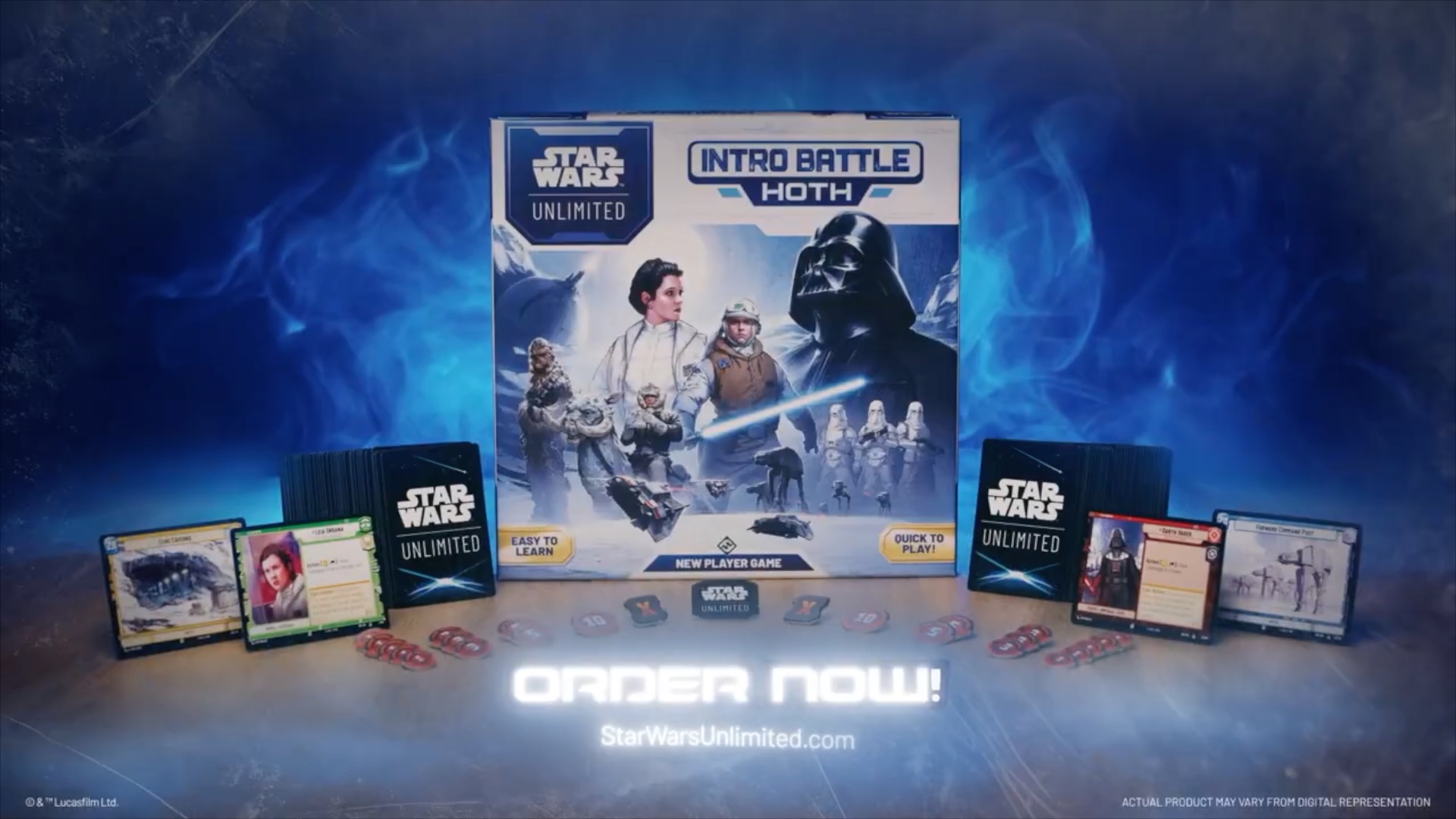 Star Wars Unlimited Official Intro Battle Hoth Release Trailer
