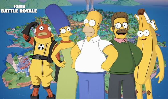 Fortnite Simpsons Season Release Time Maintenance Battle Pass Skins