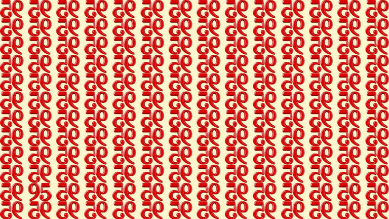 Optical Illusion: Can you spot the upright ‘95’ among the inverted ones ...