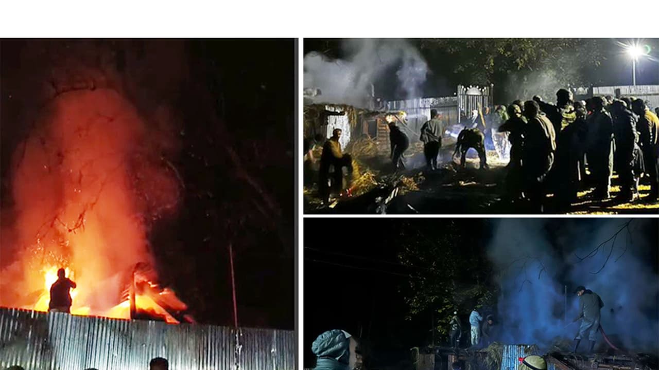 Massive fire in J&K's Kupwara; Chinar Corps warriors lead rescue