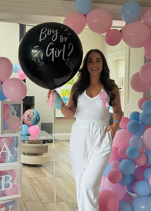 Former Miss Ireland Chelsea Farrell shares 'tiny miracle' baby's name