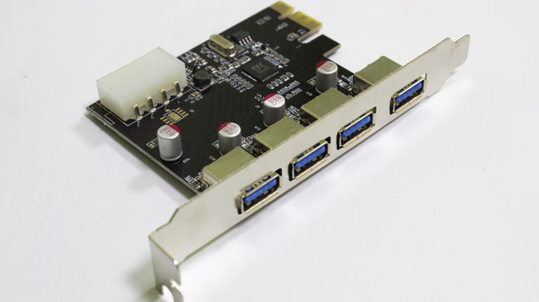 USB expansion card with 4 USB ports