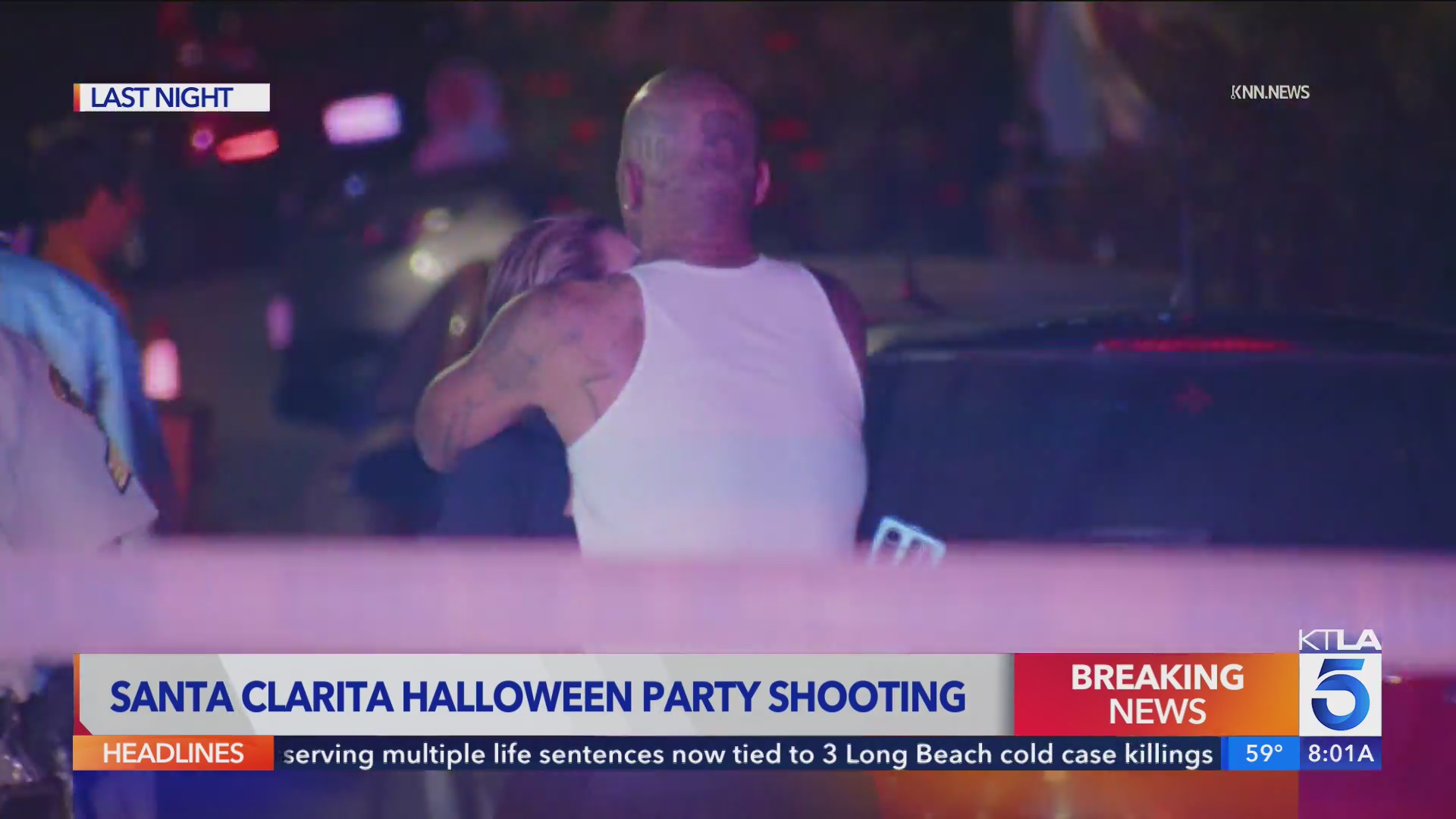 Man killed, 1 hurt in Santa Clarita Halloween shooting