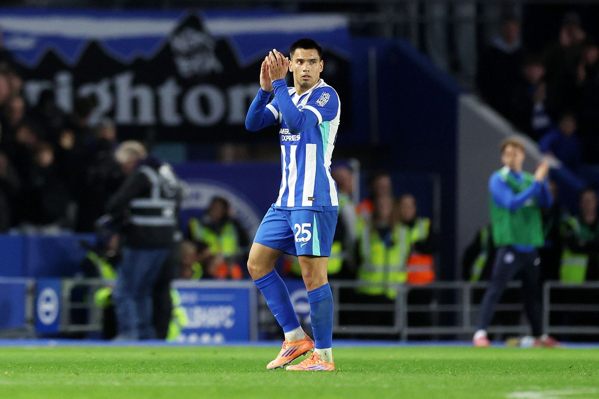 Diego Gomez scores twice as Brighton breeze past Leeds