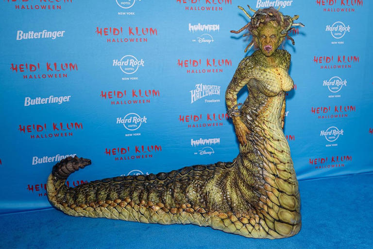 TheStewartofNY/Getty Heidi Klum at her Halloween party on Oct. 31, 2025