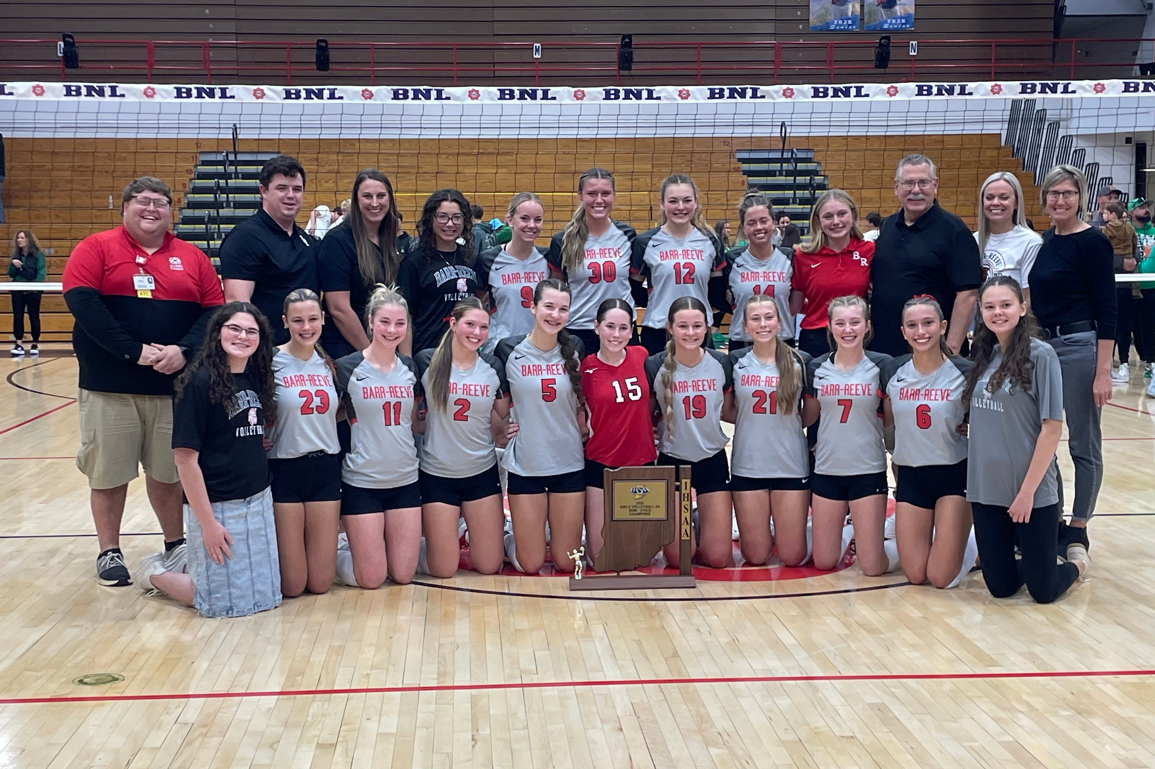 Barr-Reeve volleyball advances to IHSAA state championship with ...