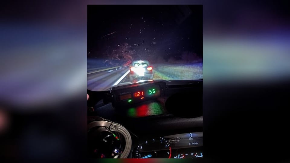 Deputy stops vehicle going over 120 mph, more than double the speed limit