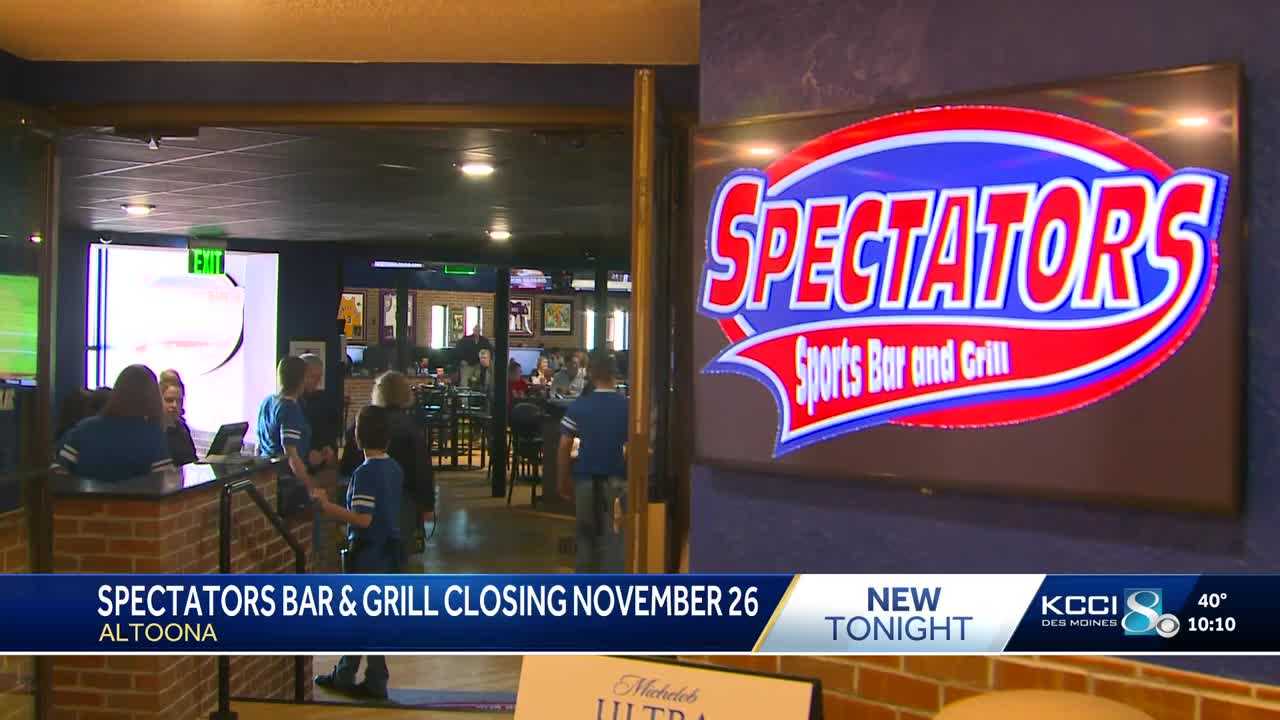 Spectators Sports Bar & Grill in Altoona announces closure