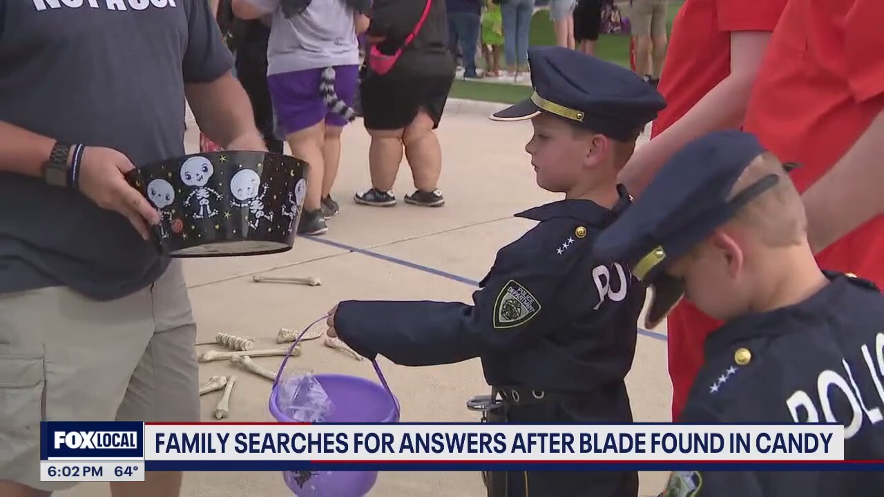 Kyle police investigating alleged razor in candy