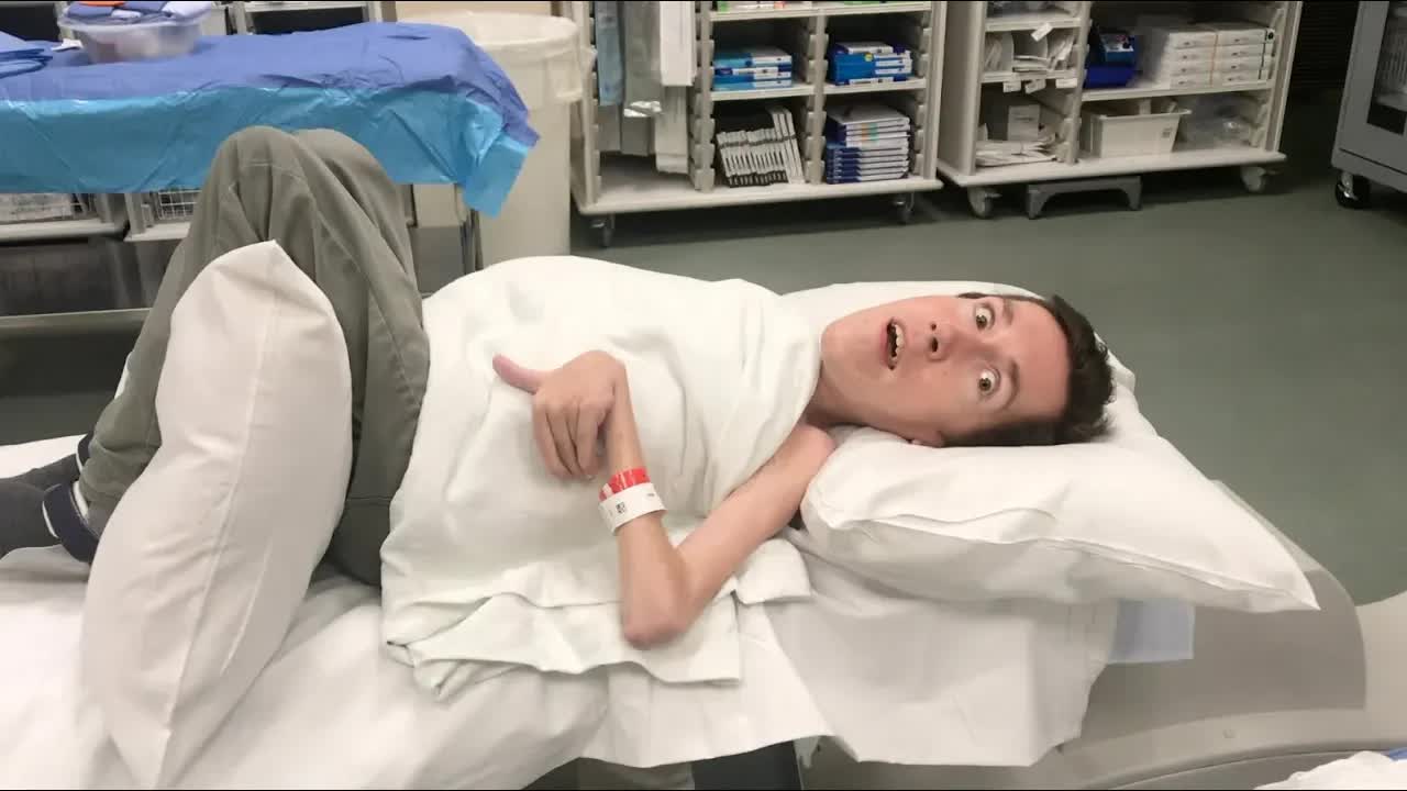 An emotional hospital visit for Shane and Hannah