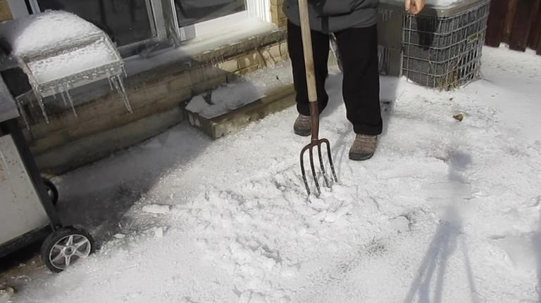 Put Down The Salt! There's A Cheaper Way To De-Ice Your Driveway