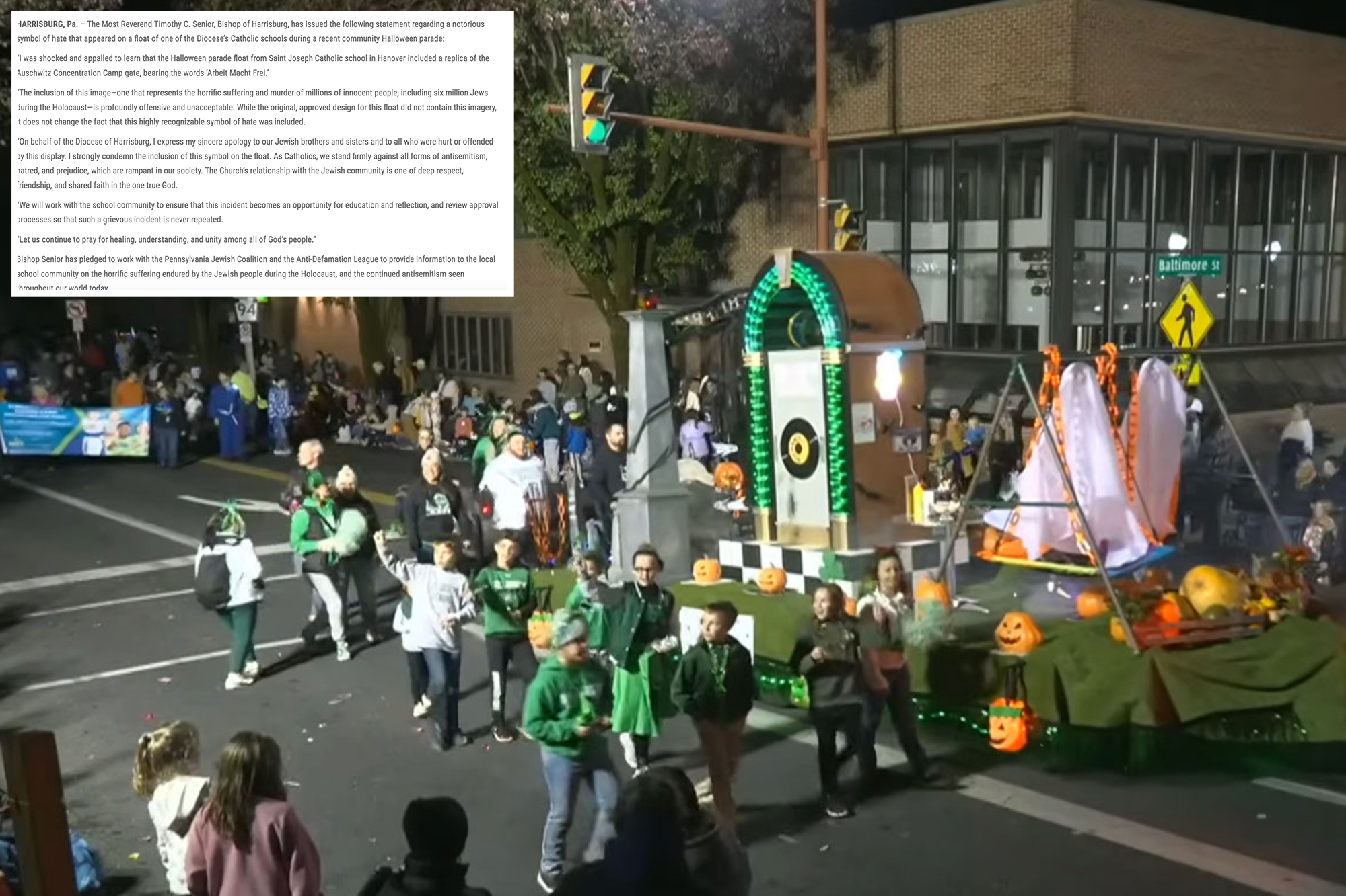 Pa. church apologizes for Halloween float featuring phrase from ...
