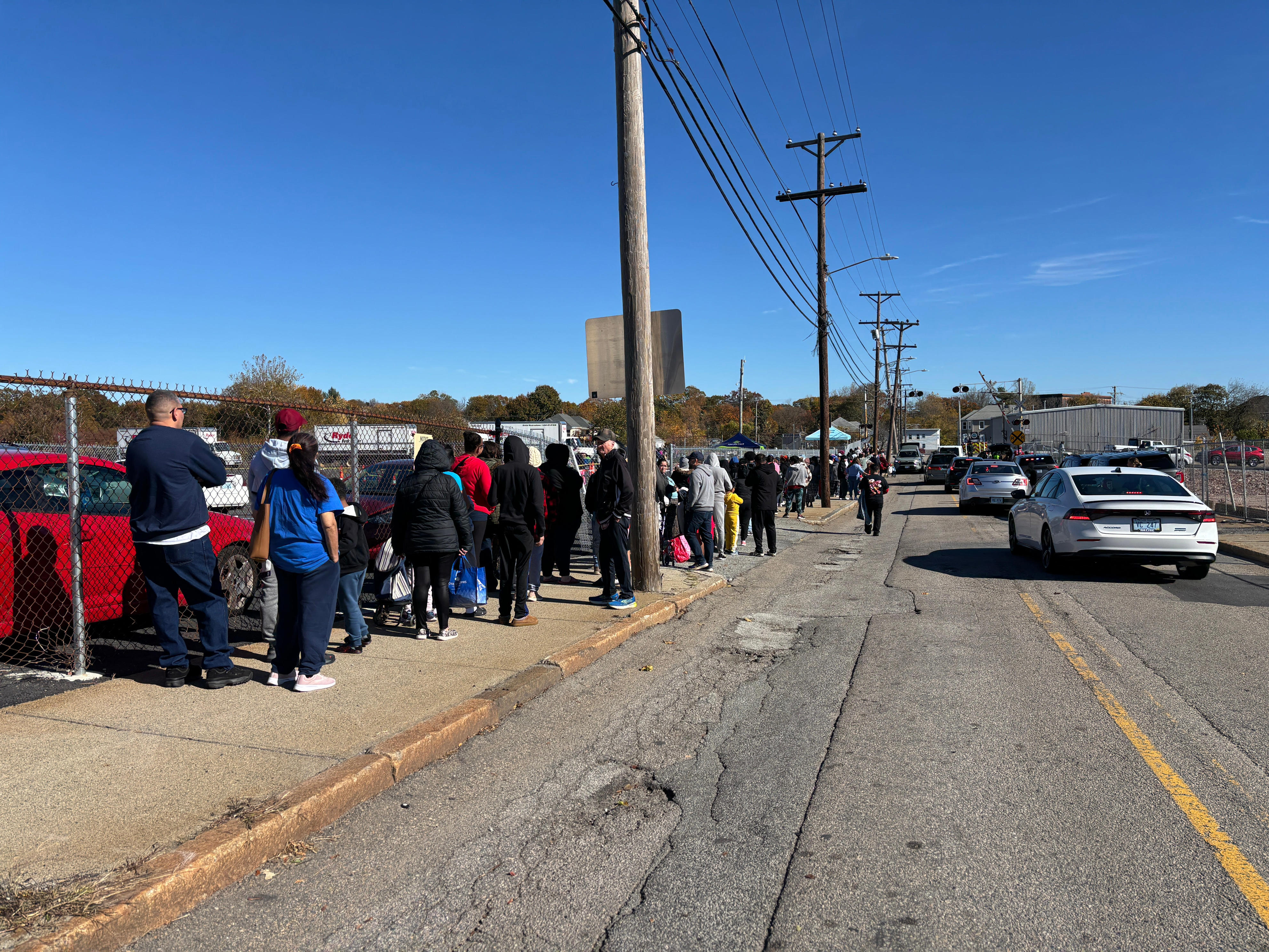 Long lines at RI food pantries on Nov. 1 amid uncertainty about ...