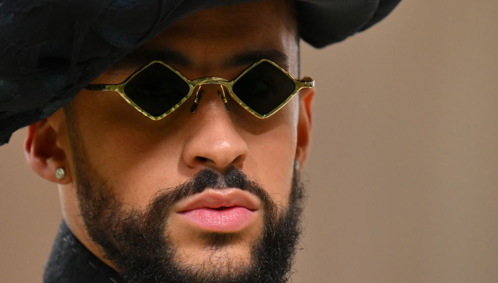 Bad Bunny arriving at the 2024 Met Gala event