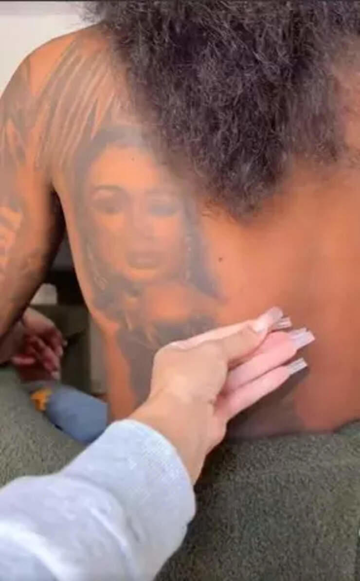 NBA star Jalen Green gets tattoo of 40-year old girlfriend Draya Michele on  his back; know who she is, image size:740x1194