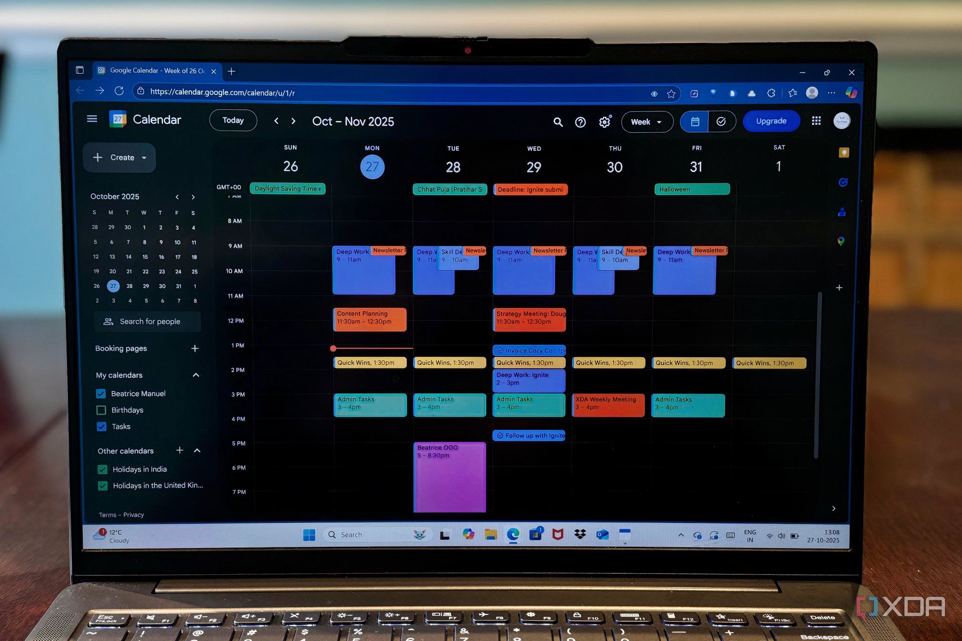 I used Google Calendar’s free features to create a frictionless ...