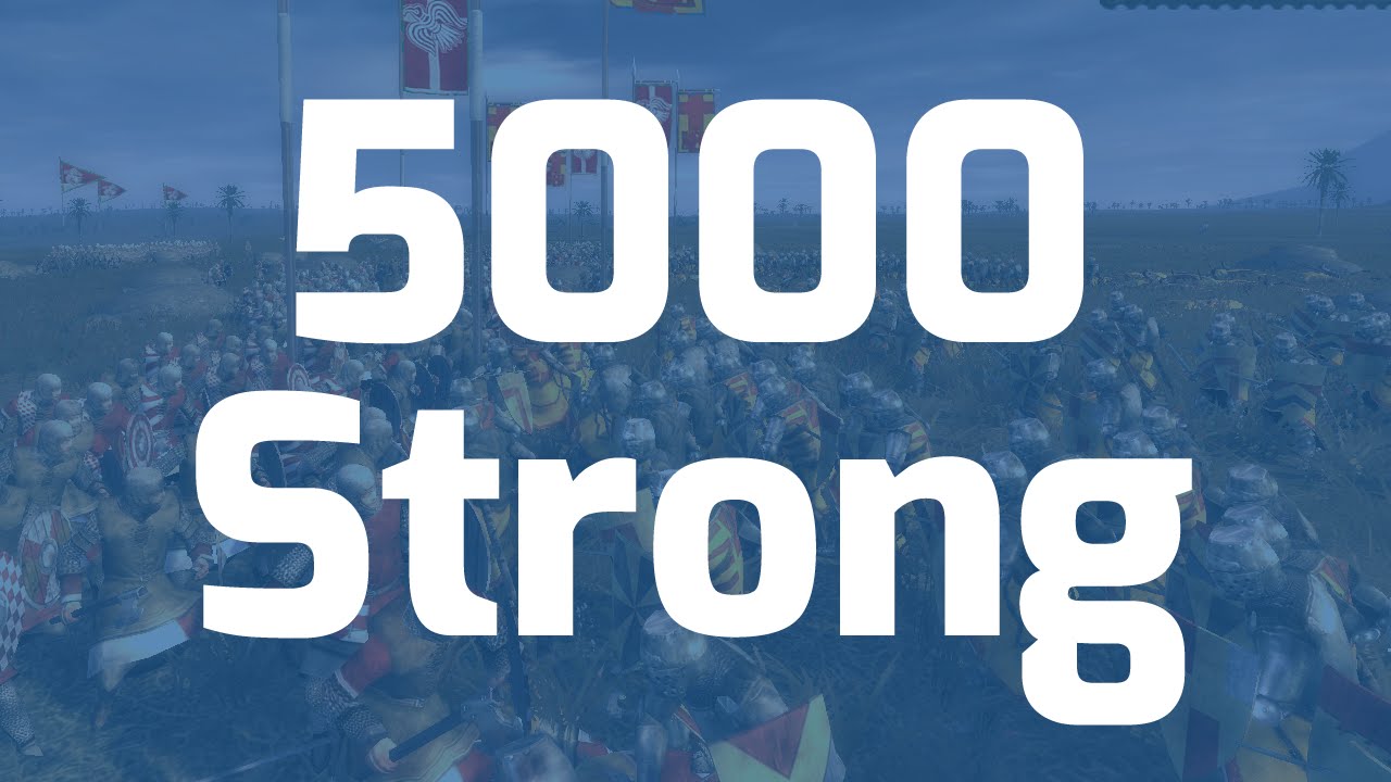 5,000 subscribers milestone celebration
